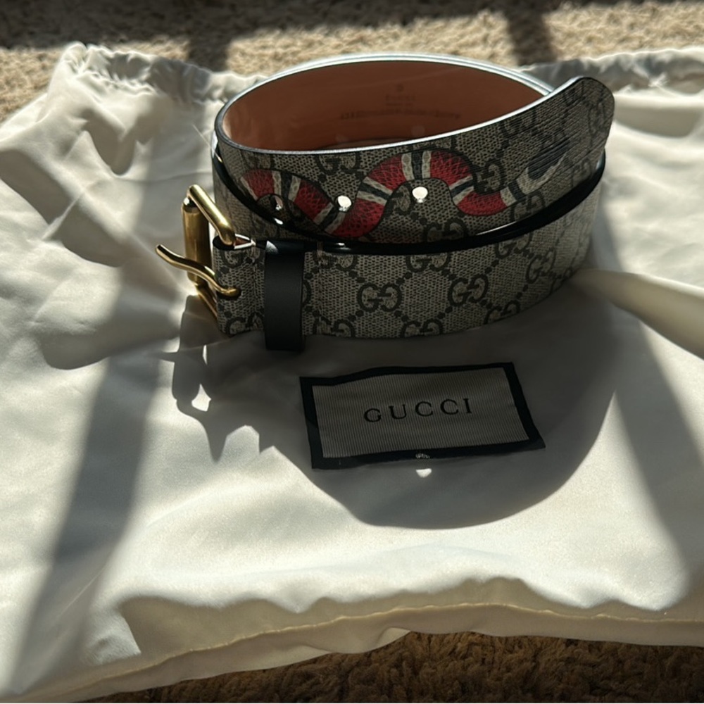 Gucci Kingsnake Belt Rare 90/36